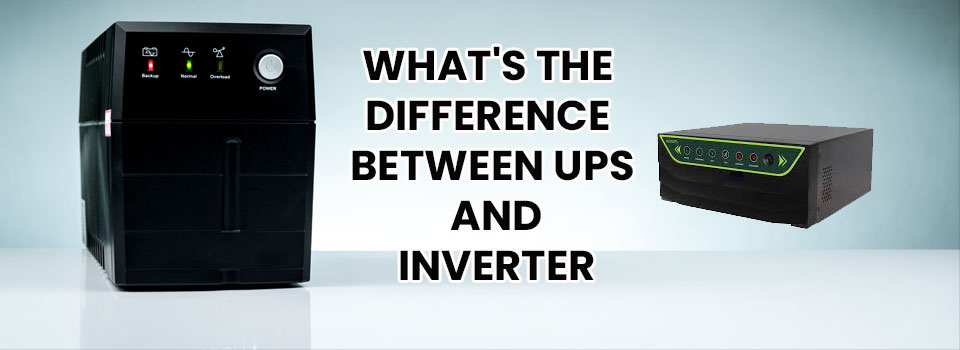 What is the main difference between UPS and Inverter?