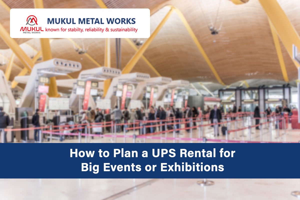 How to Plan a UPS Rental for Big Events or Exhibitions