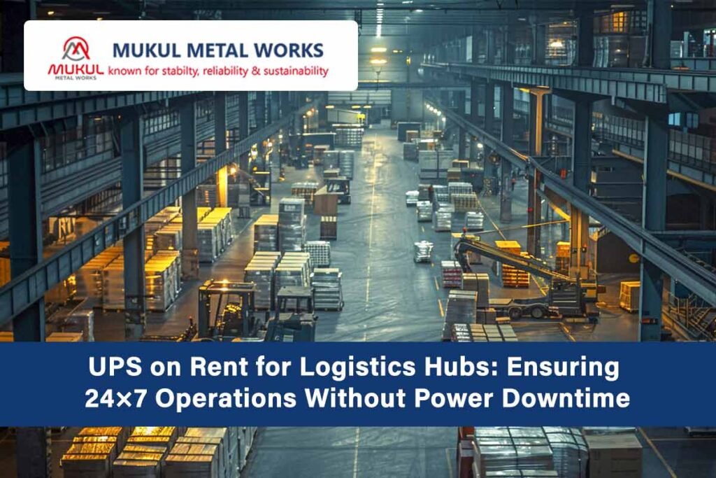 UPS on Rent for Logistics Hubs Ensuring 24×7 Operations Without Power Downtime
