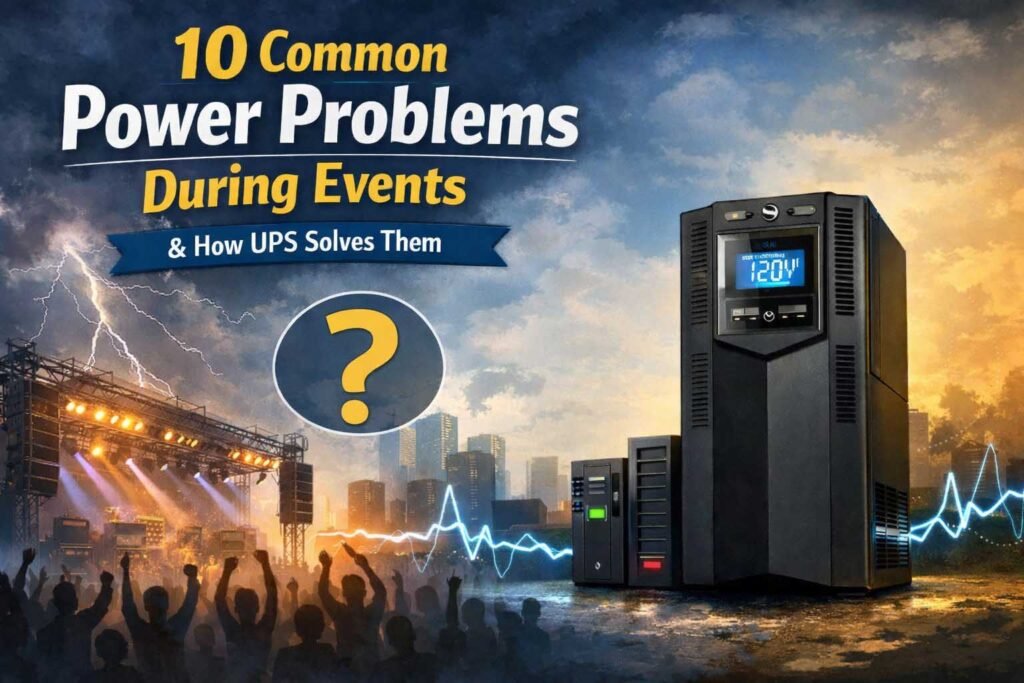 10 Common Power Problems During Events & How UPS Solves Them