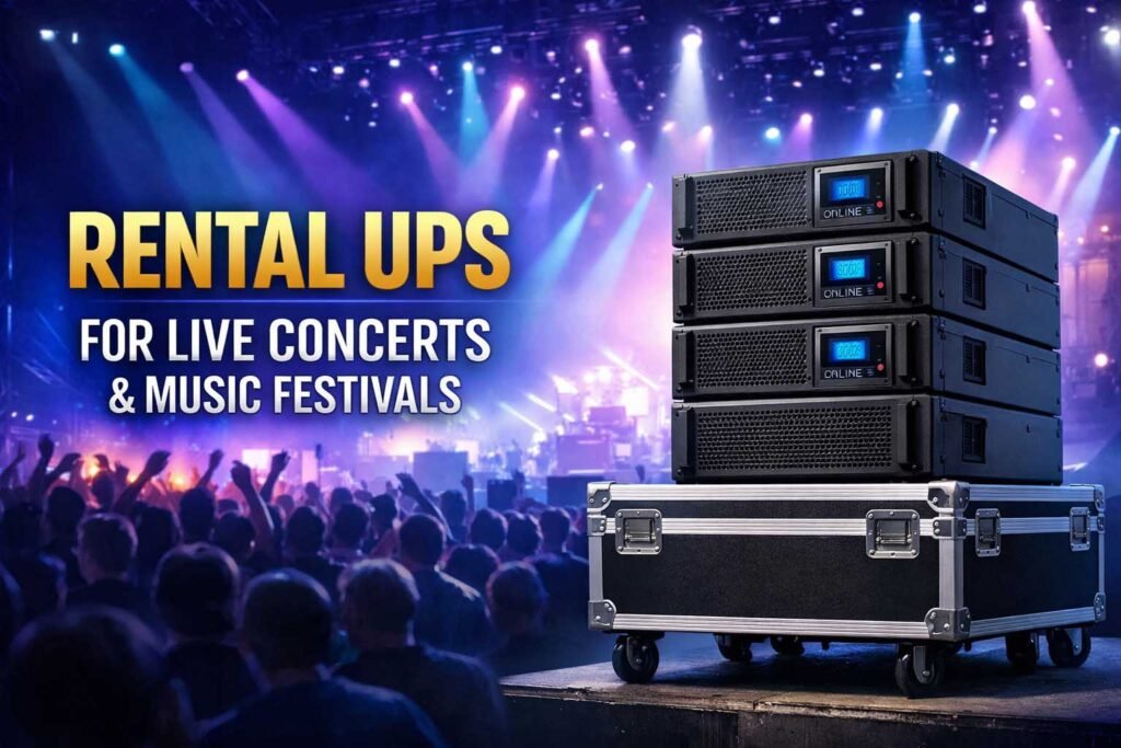 Rental UPS for Live Concerts & Music Festivals