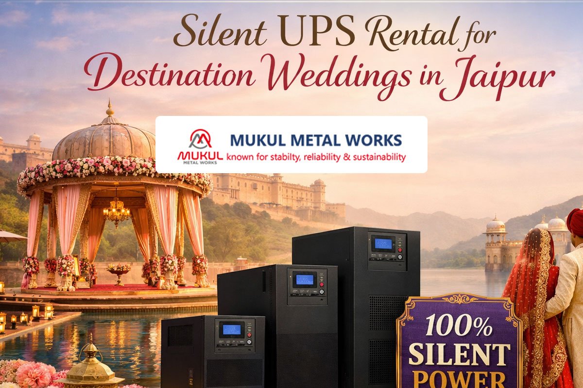 Silent UPS Rental for Destination Weddings in Jaipur