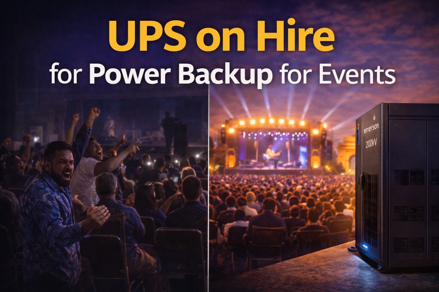 Top Problems Caused by Power Failure at Events and How UPS Backup Prevents Them