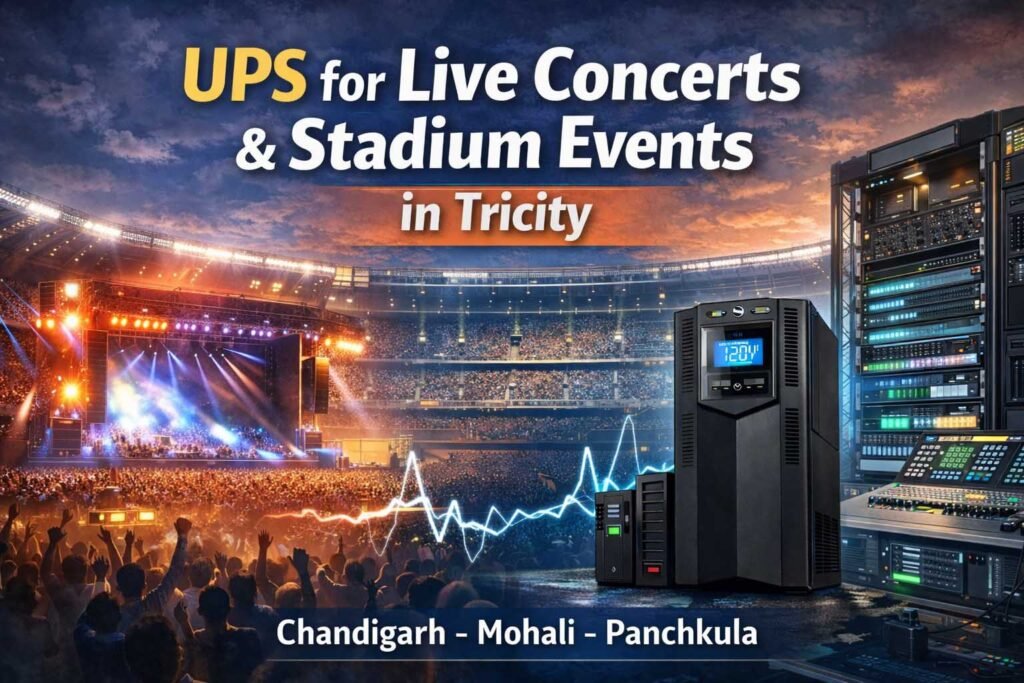 UPS for Live Concerts & Stadium Events in Tricity