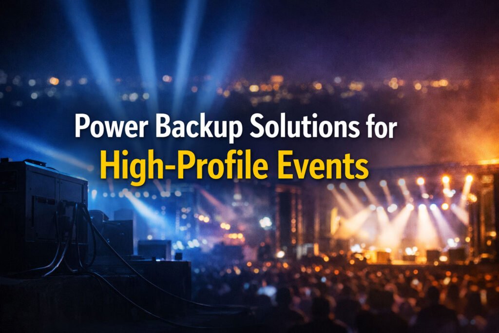 Power Backup Solutions for High-Profile Events
