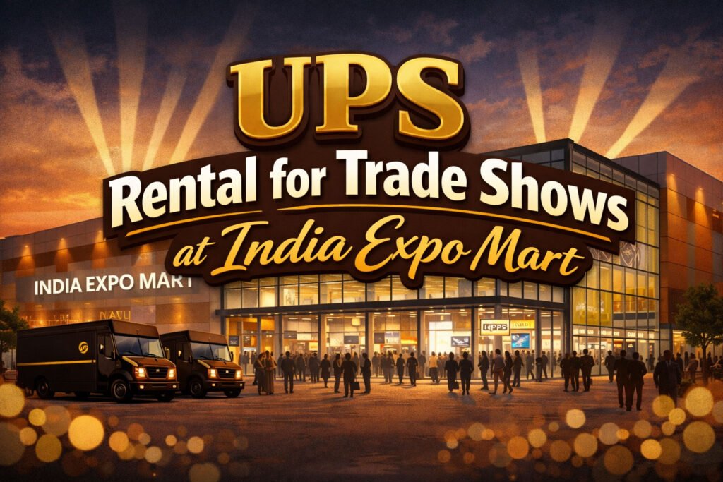UPS Rental for Trade Shows at India Expo Mart