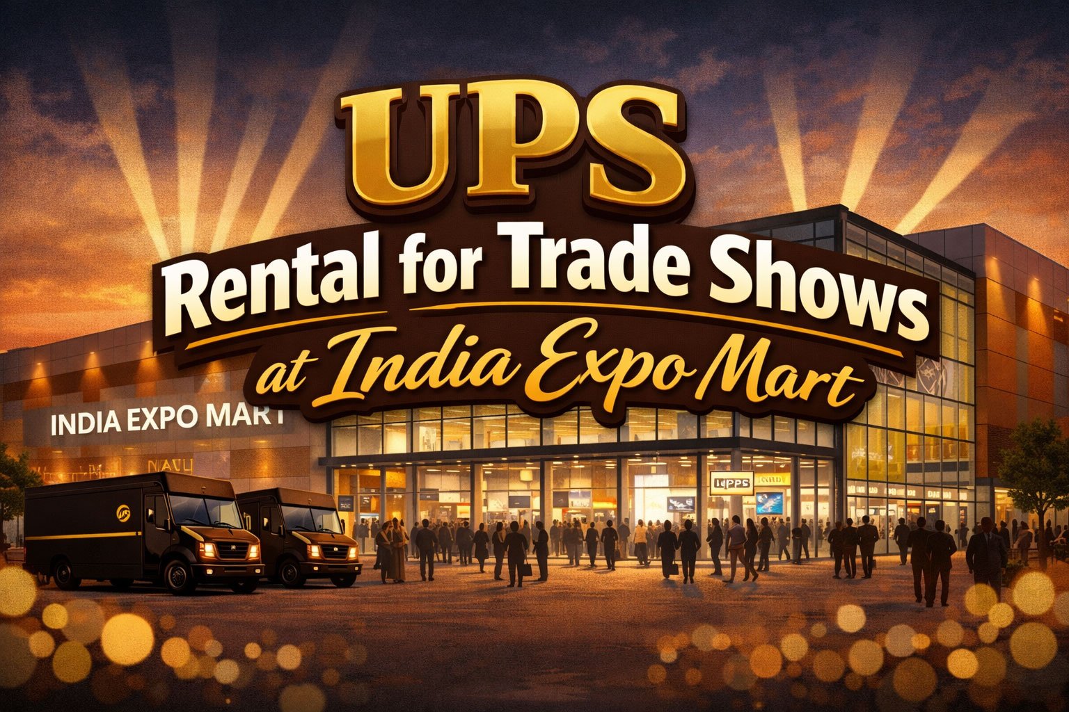 UPS Rental for Trade Shows at India Expo Mart