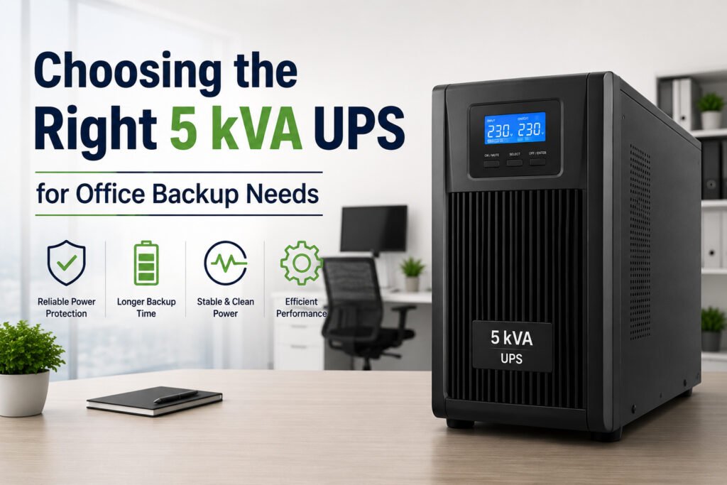 Choosing the Right 5 kVA UPS for Office Backup Needs