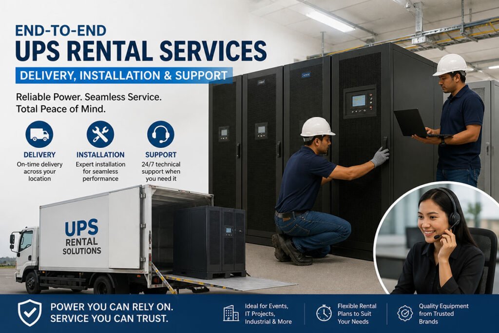 End-to-End UPS Rental Services
