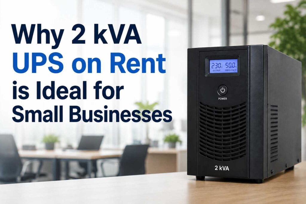 Why 2 kVA UPS on Rent is Ideal for Small Businesses