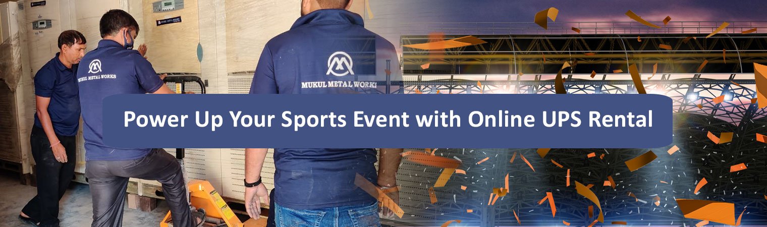 Power Up Your Sports Event with Online UPS Rental