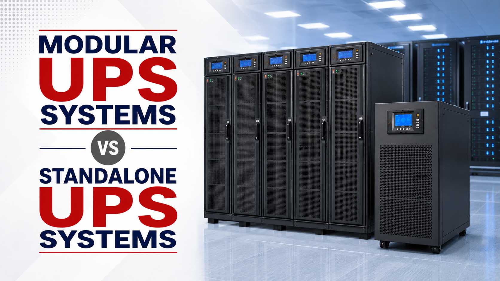 Modular UPS Systems Versus Standalone UPS Systems