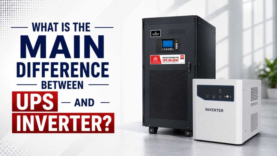 What is the main difference between UPS and Inverter
