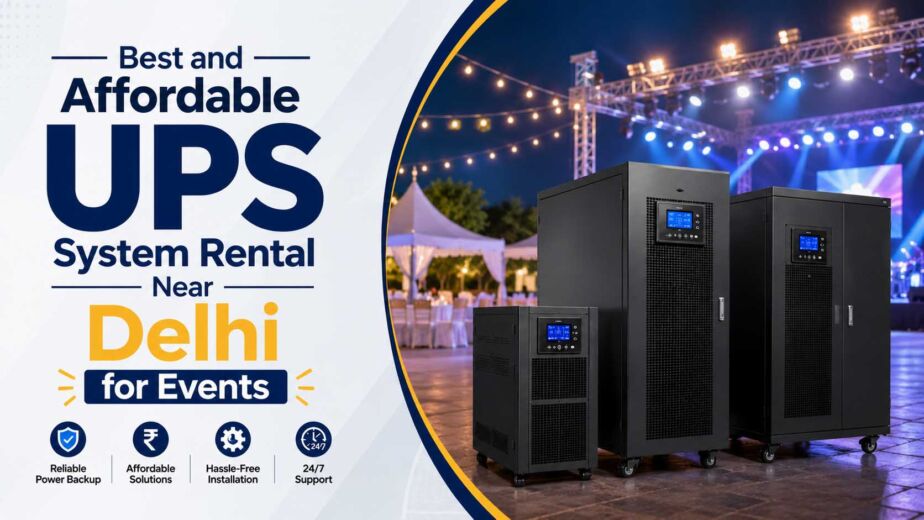 Best and Affordable UPS System Rental Near Delhi for Events