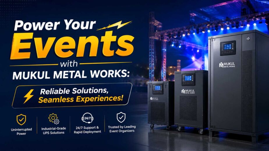 Power your events with Mukul Metal Works' reliable UPS rental solutions. Enjoy uninterrupted power, quick setup, and 24/7 support for seamless events.