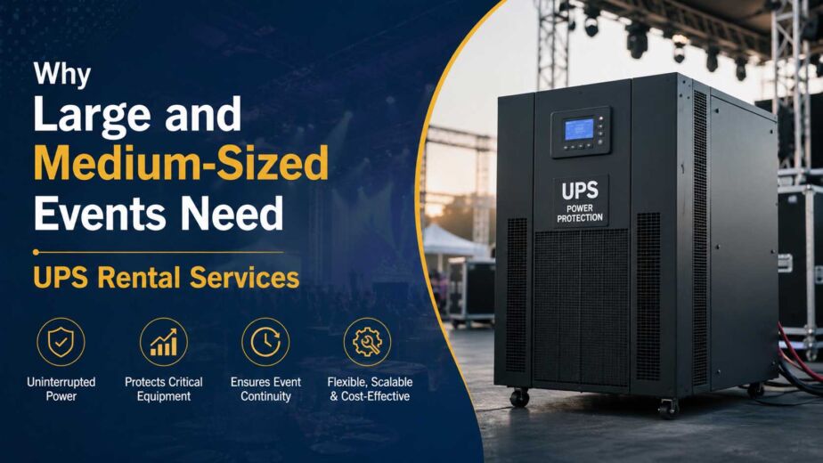 Why Large and Medium-Sized Events Need UPS Rental Services