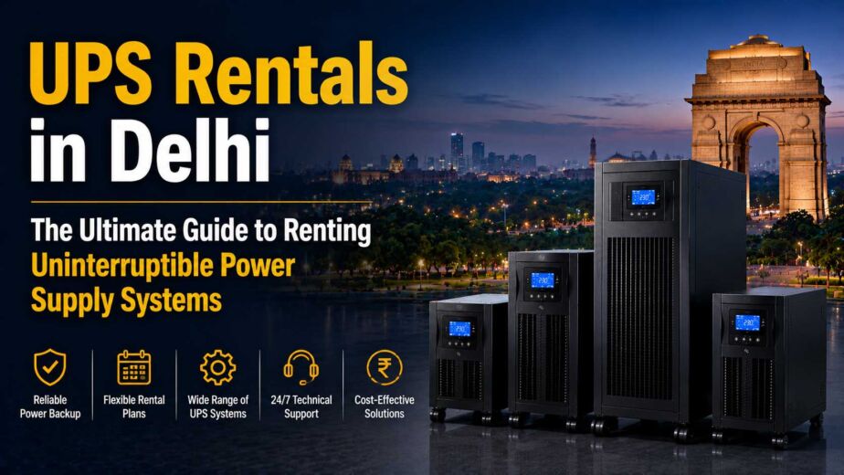 UPS Rentals in Delhi - The Ultimate Guide to Renting Uninterruptible Power Supply Systems