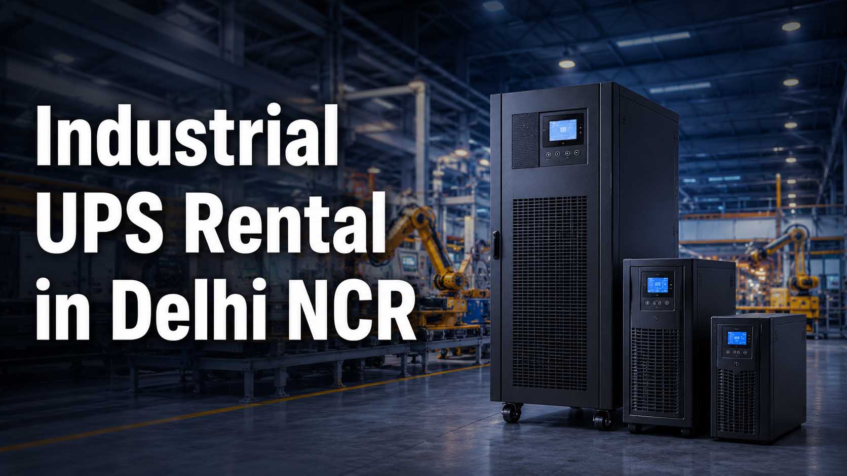 Rental UPS Company in Delhi NCR - Reliable Power Backup for Businesses & Events