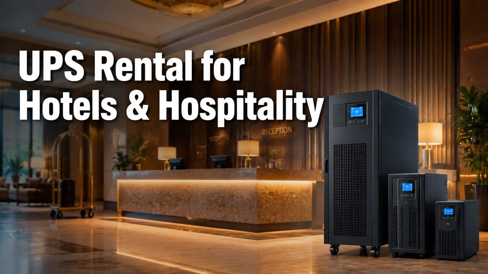UPS Rental for Hotels & Hospitality