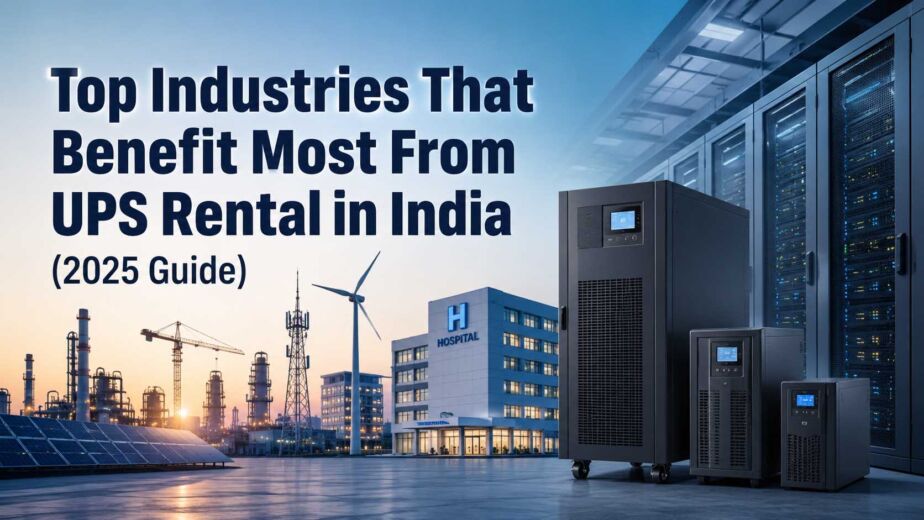Top Industries That Benefit Most From UPS Rental in India (2025 Guide)