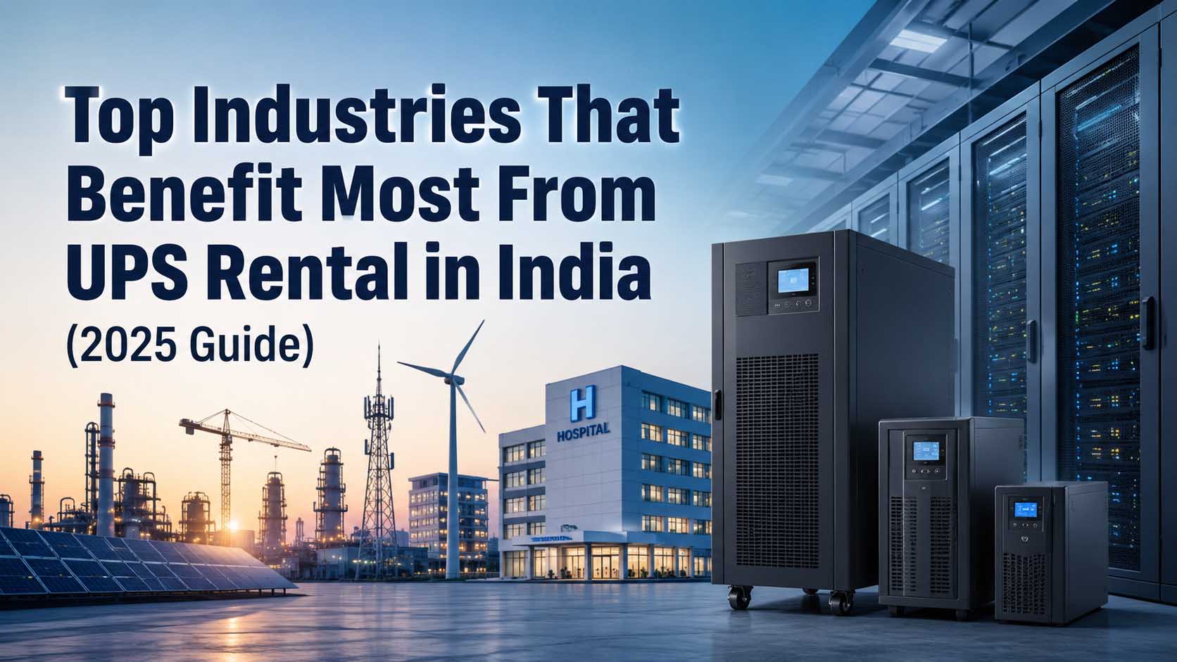 Top Industries That Benefit Most From UPS Rental in India (2025 Guide)