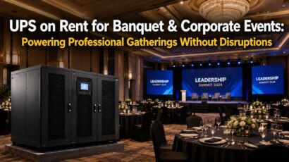 UPS on Rent for Banquet & Corporate Events: Powering Professional Gatherings Without Disruptions