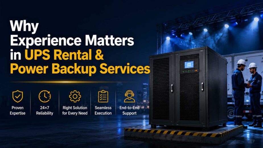 Why Experience Matters in UPS Rental & Power Backup Services