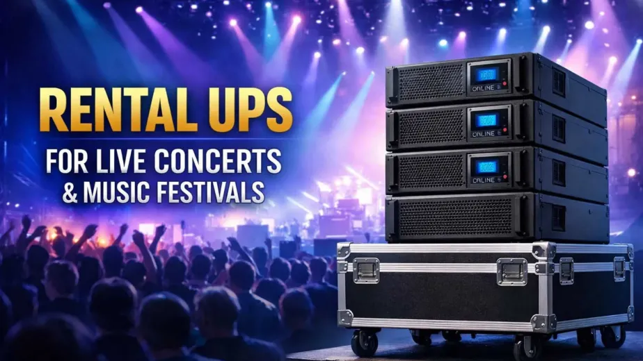Rental UPS for Live Concerts & Music Festivals
