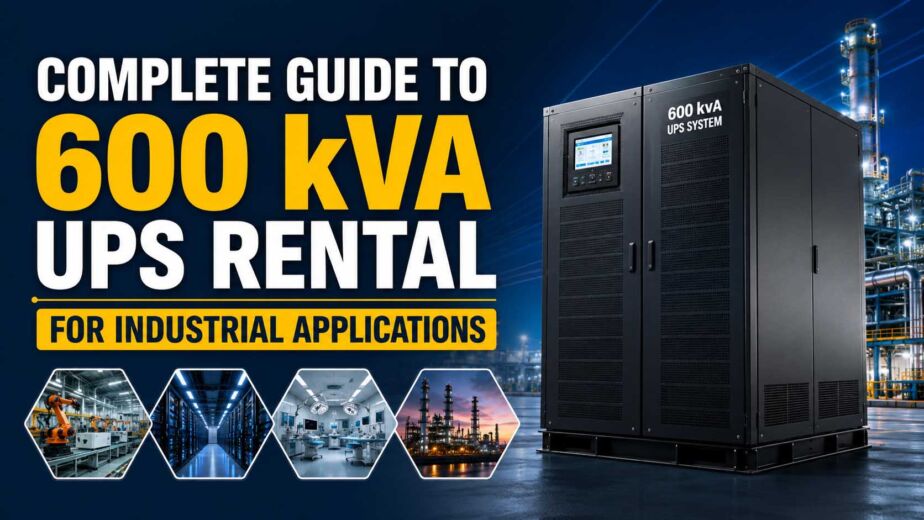 Complete Guide to 600 kVA UPS Rental for Industrial Applications