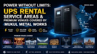 Power Without Limits: UPS Rental Service Areas & Premium Venues Covered by Mukul Metal Works