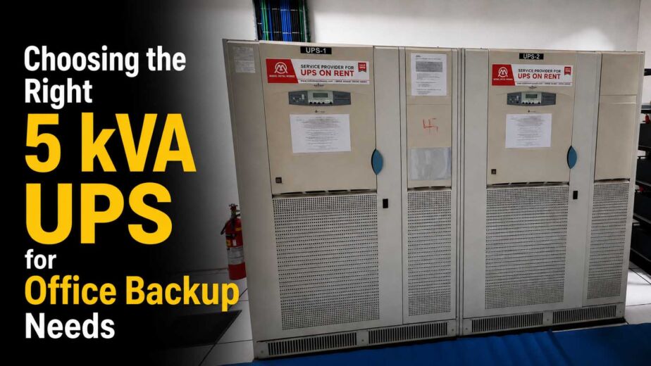 Choosing the Right 5 kVA UPS for Office Backup Needs