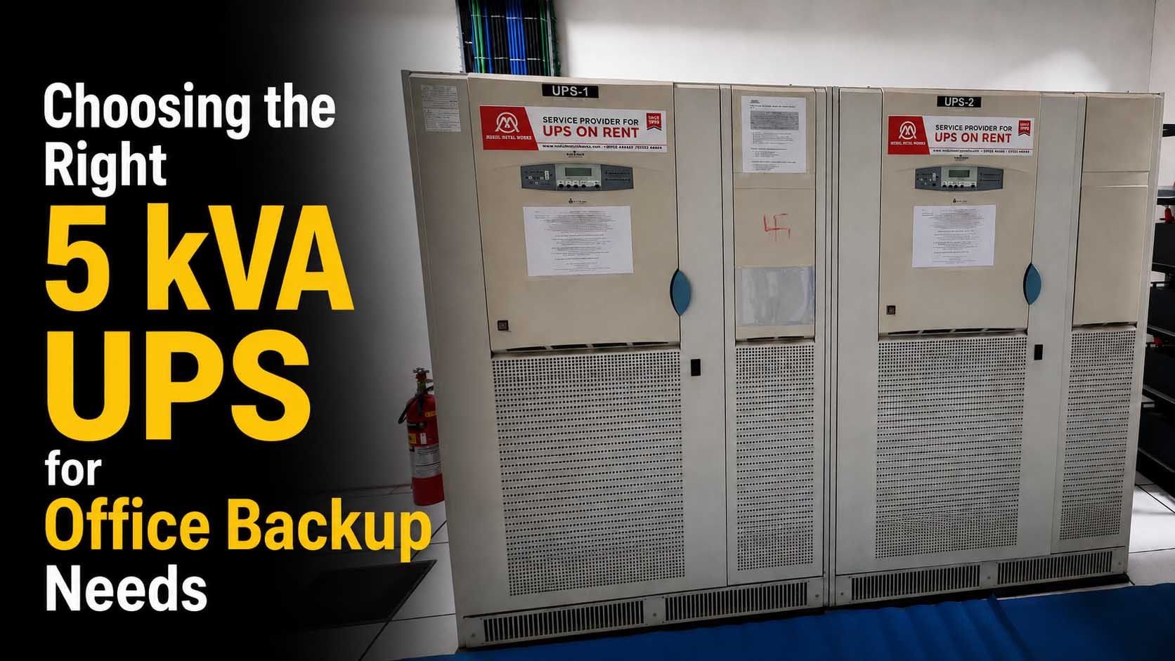 Choosing the Right 5 kVA UPS for Office Backup Needs