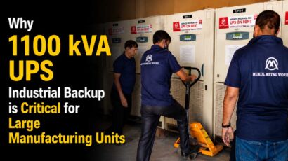 Why 1100 kVA UPS Industrial Backup is Critical for Large Manufacturing Units