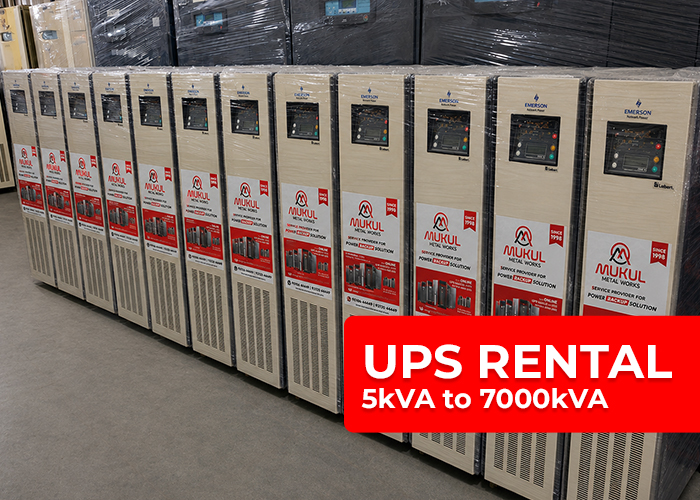 10 kVA to 7000 kVA UPS on Rent