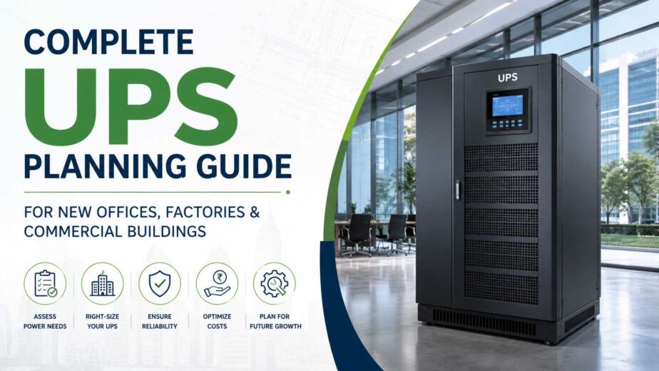 Complete UPS Planning Guide for New Offices, Factories & Commercial Buildings