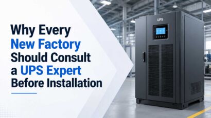 Why Every New Factory Should Consult a UPS Expert Before Installation