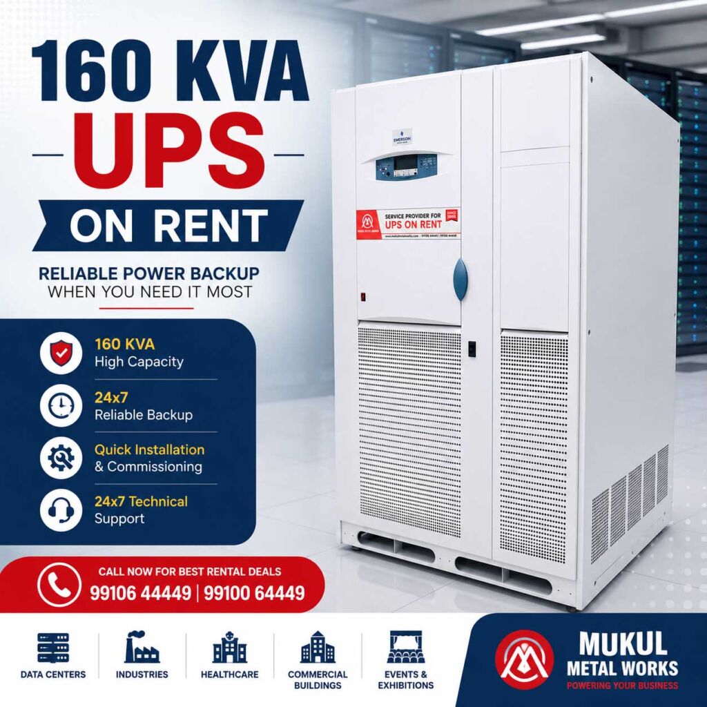 160 KVA UPS on Rent