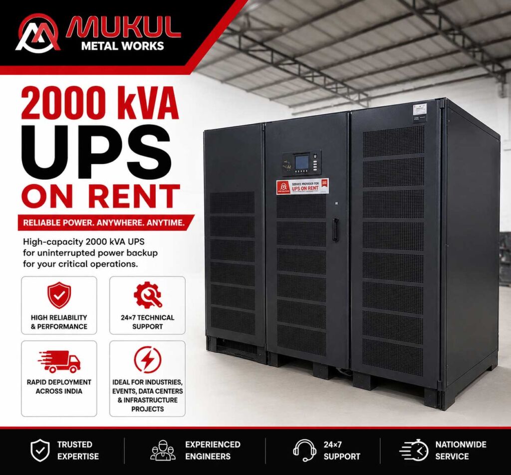 2000 kVA UPS in rent