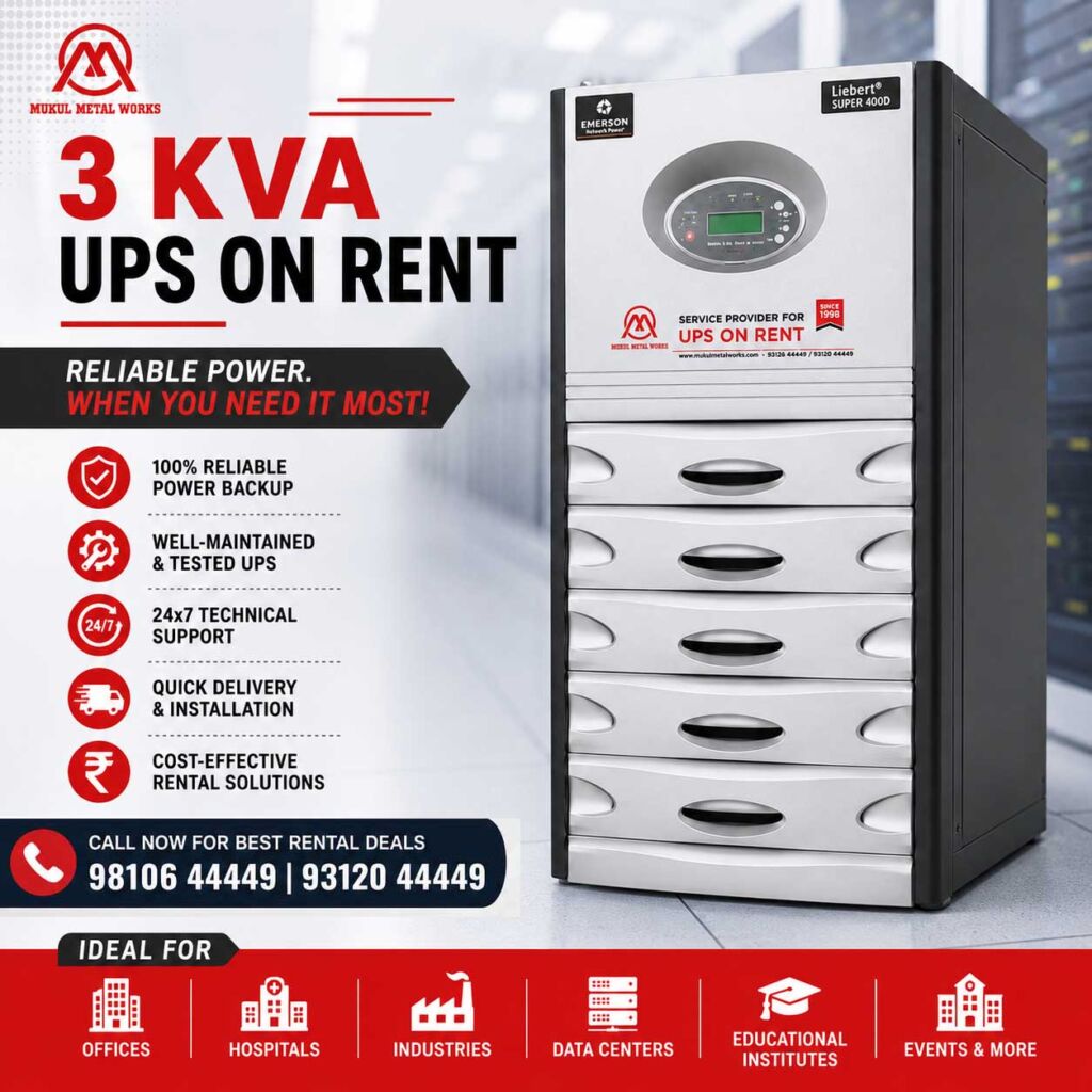 3 kva UPS on rent