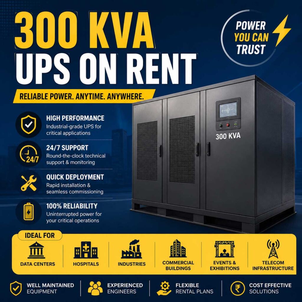 300 KVA UPS on Rent