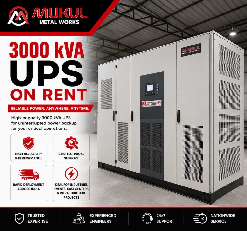 3000 KVA UPS on Rent