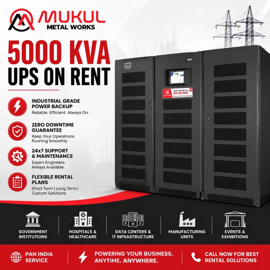 5000 KVA UPS on Rent