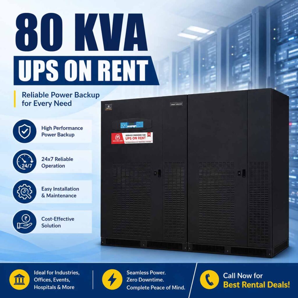80 KVA UPS in Rent