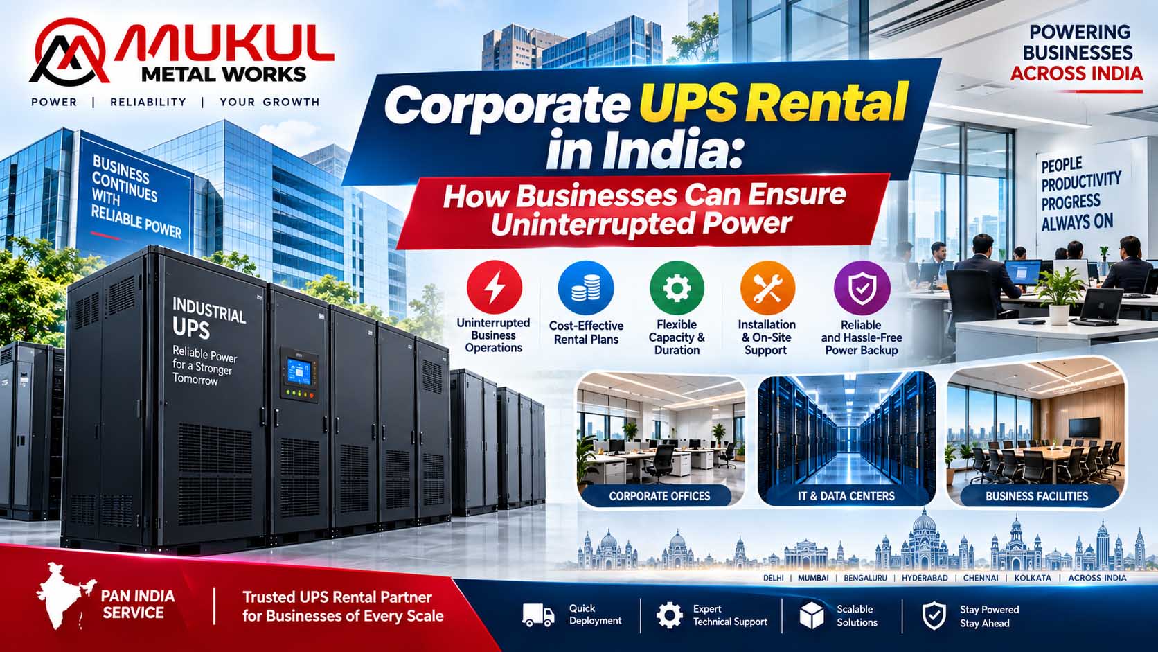 Corporate UPS Rental in India: How Businesses Can Ensure Uninterrupted Power