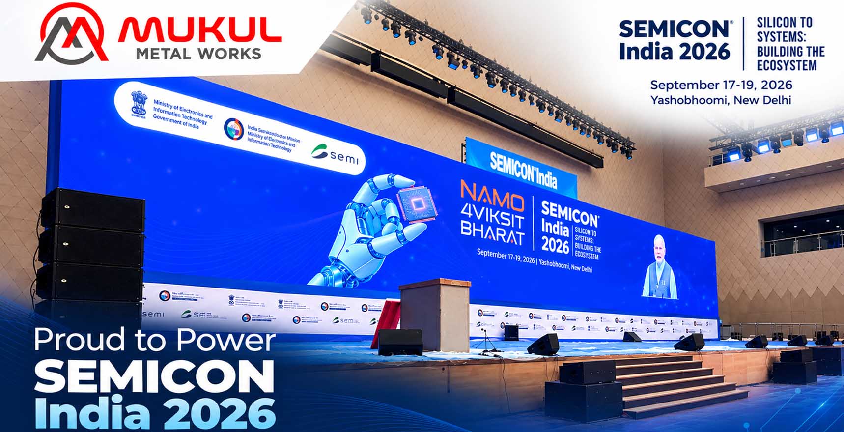 Mukul Metal Works Powers SEMICON India 2026 a