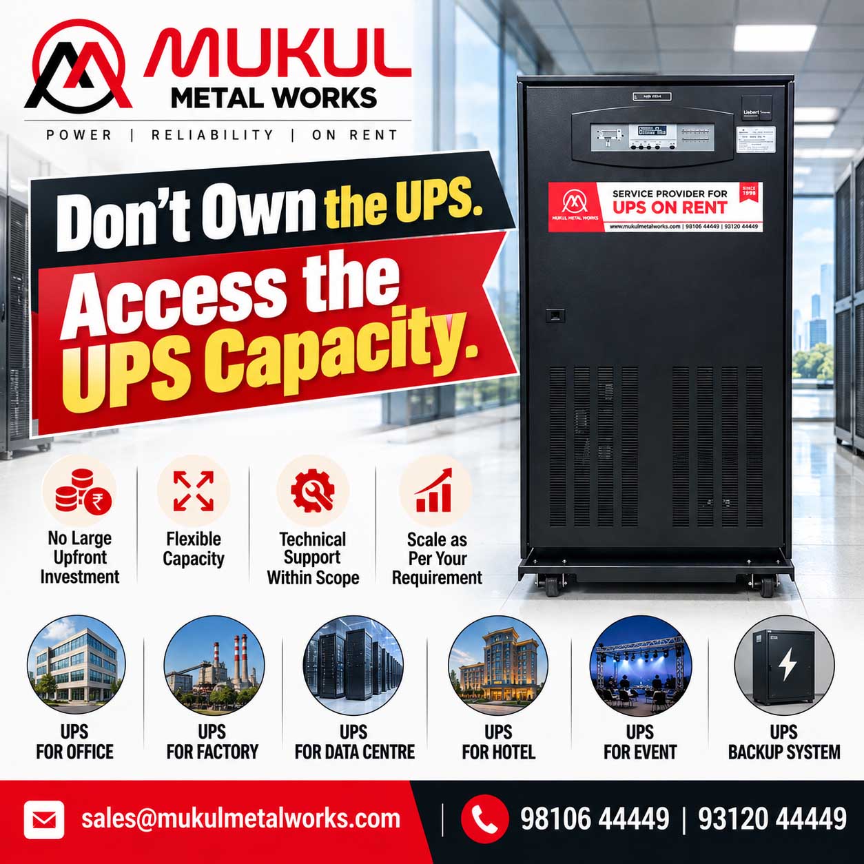 Don't Own the UPS. Access the UPS Capacity