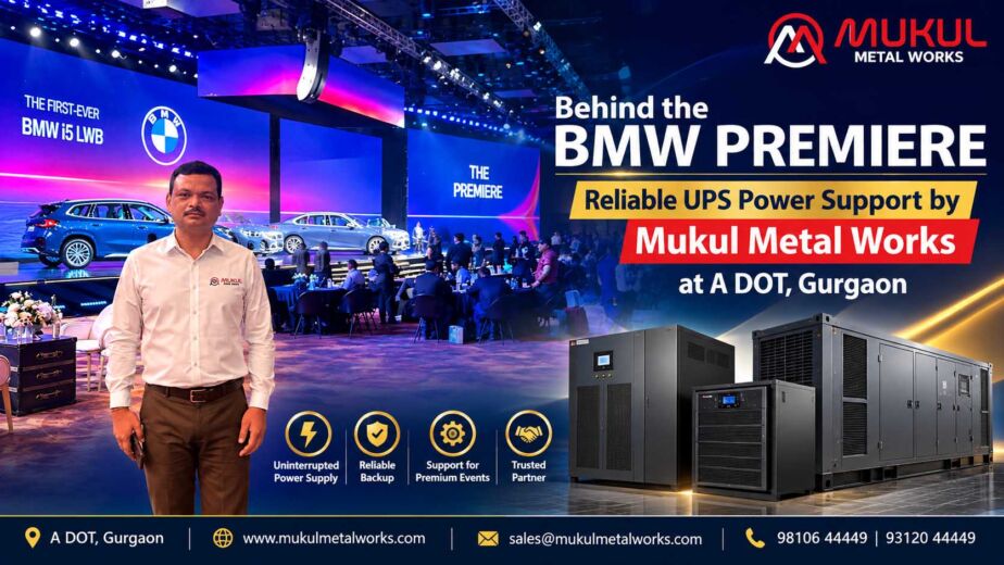 Behind the BMW Premiere Reliable UPS Power Support by Mukul Metal Works at A DOT, Gurgaon
